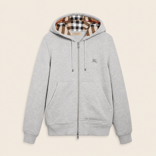 Veste Burberry Zip — Gris